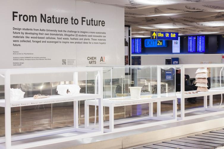 Eco-art exhibition at Helsinki Airport 3