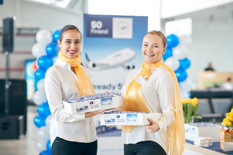 Lufthansan 50 vuotistaipaleen juhlat