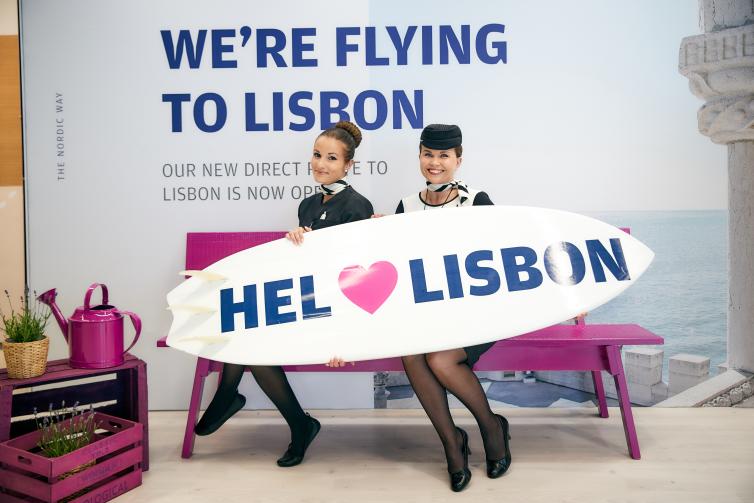 Finnair's Lisbon route opening ceremony