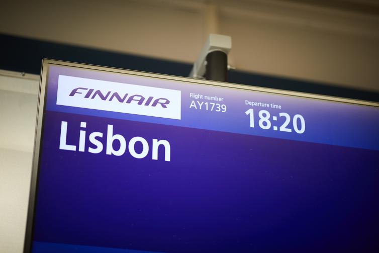 Finnair's Lisbon route opening ceremony