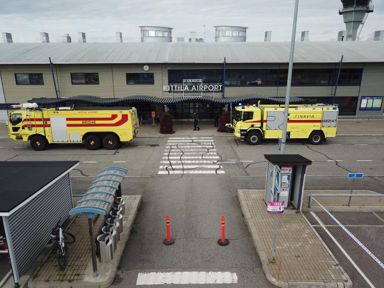 Kittilän suuronnettomuusharjoitus