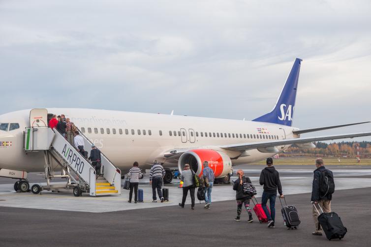 SAS:n uuden Tampere-Malaga reitin avausta juhlittiin lauantaina 13. lokakuuta