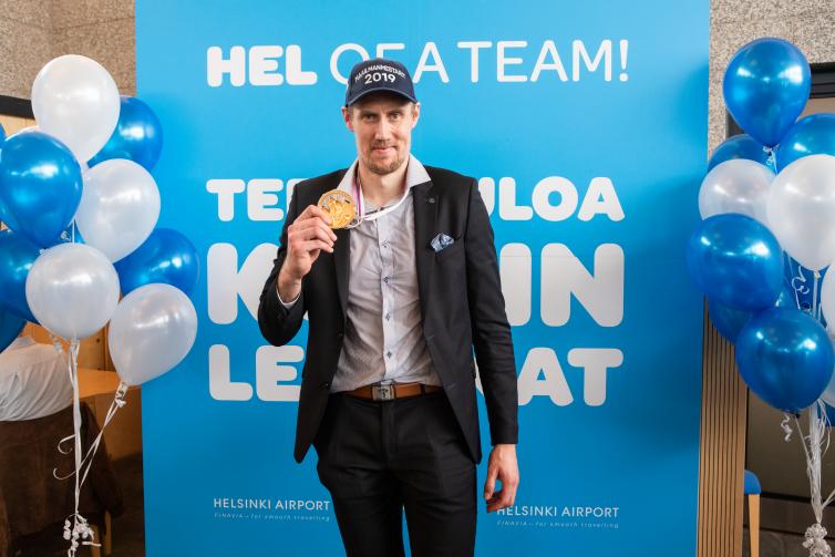 Joukkueen kapteeni Marko Anttila