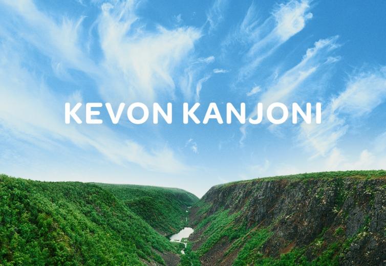 Kuva Kevon kanjonista Finavian kesäkampanjassa