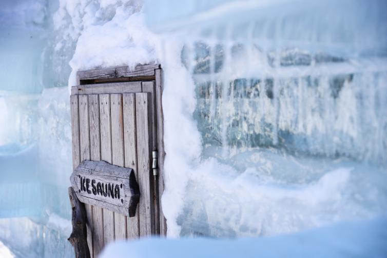 Kuusamon jääsauna.