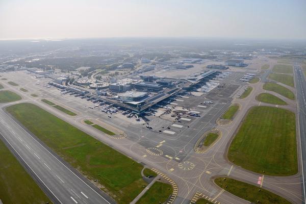 Ilmakuva Helsinki-Vantaan lentoasemasta