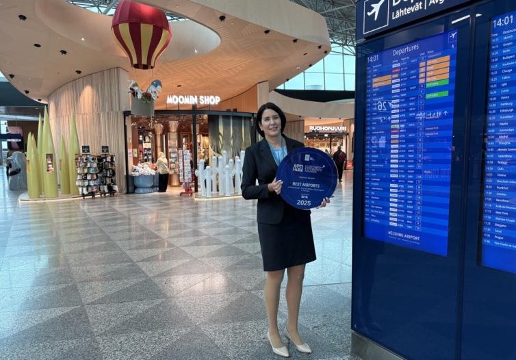 Helsinki-Vantaan palkinto: Best Airports - Departures