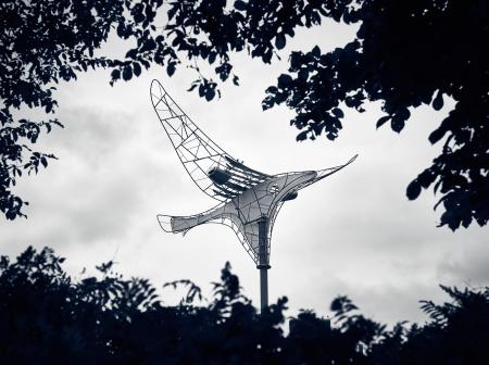 Stefan Lindfors’s giant bird sculpture at Helsinki Airport