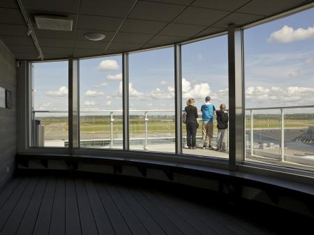 Scenic terrace at Helsinki Airport 1