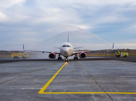 SAS:n uuden Tampere-Malaga reitin avausta juhlittiin lauantaina 13. lokakuuta