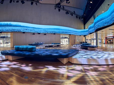 Aukio talvisissa väreissä.