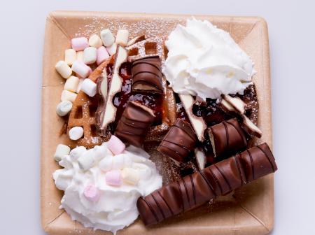 Waffle portion 