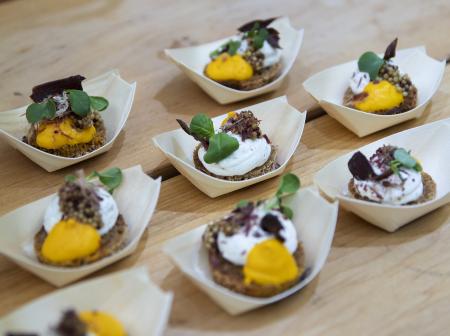 Reindeer snacks at the Happy Food Market at Aukio