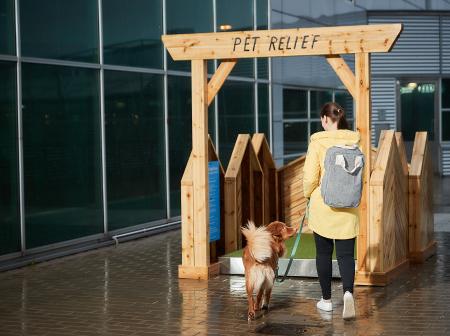 Koirakäymälä T2 lähtötasolla