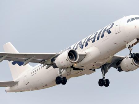 Finnairin kone taivaalla