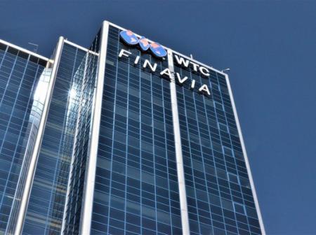 Finavian pääkonttorin julkisivu