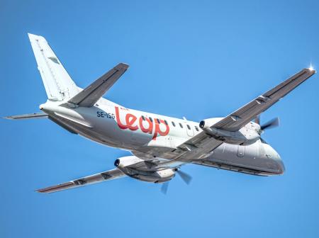 Air Leapin kone taivaalla