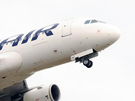 Finnairin koneen etuosa