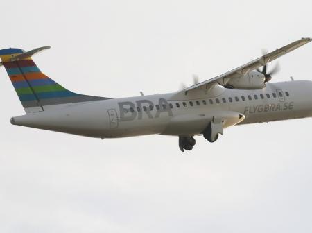 BRA:n lentokone ilmassa