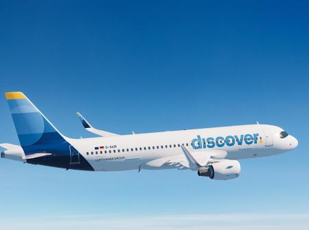 Discover Airlinesin lentokone taivaalla