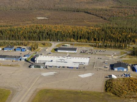 Kittilän lentoasema kuvattuna vuonna 2014