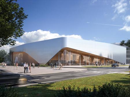 Havainnekuva: PES-Arkkitehdit Uusi Ilmailumuseo Vantaan Aviapoliksessa