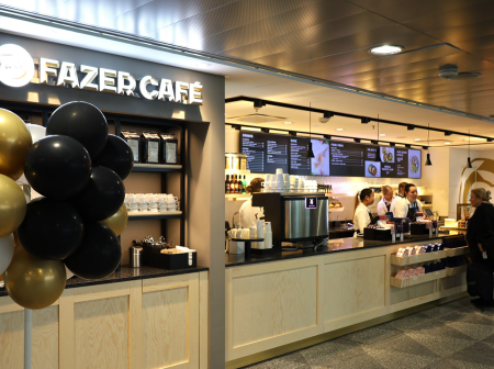 Fazer Cafe avautui Helsinki-Vantaalle