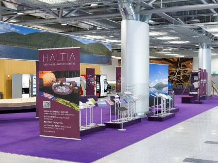 An illustration of a new area of Helsinki Airport.