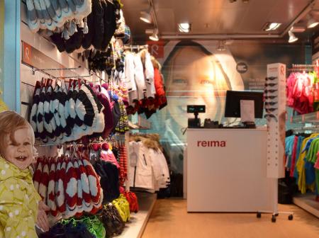 Reima children´s clothing store.