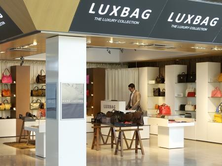 A storefront of luxbag store.