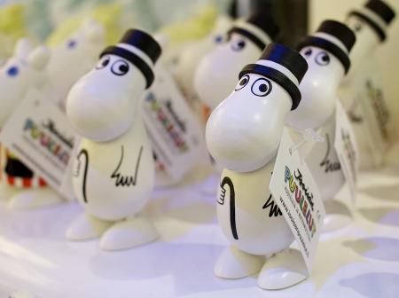 Pieniä Muumi figuureita.