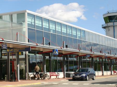 Kuopio airport from outside.