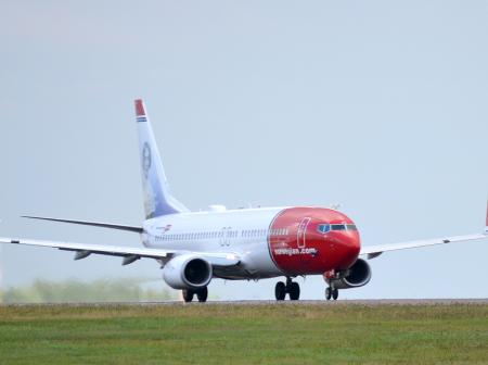 Norwegian Air lentokone.