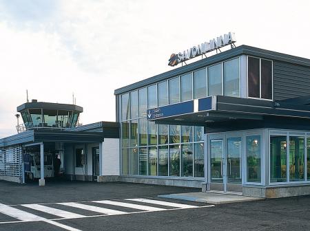 Savonlinna airport.