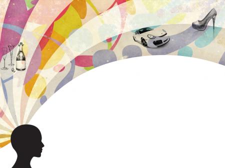 A graphical artwork about human mind.