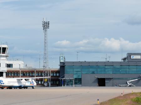 Kuva Turun lentoasemasta.