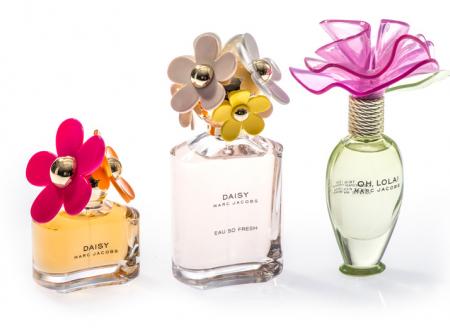 Marc Jacobs hajuvesipulloja.