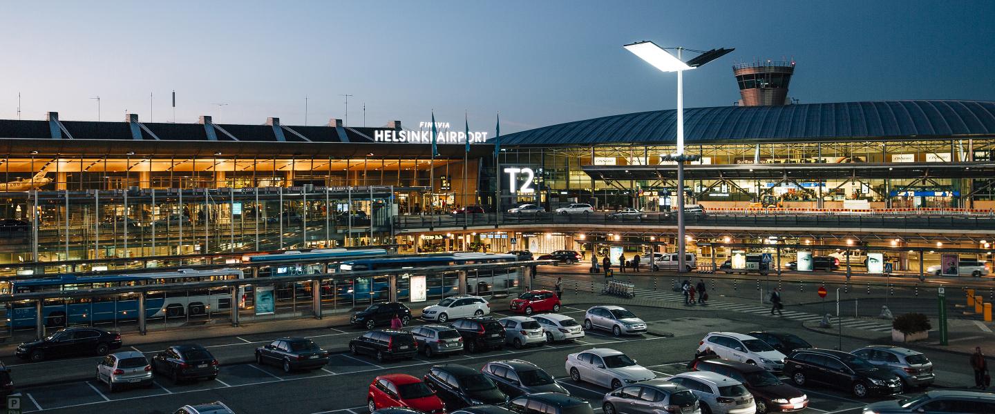 Hotels Nearby Helsinki Airport Finavia Terminal 2 In The Evening At Helsinki Airport