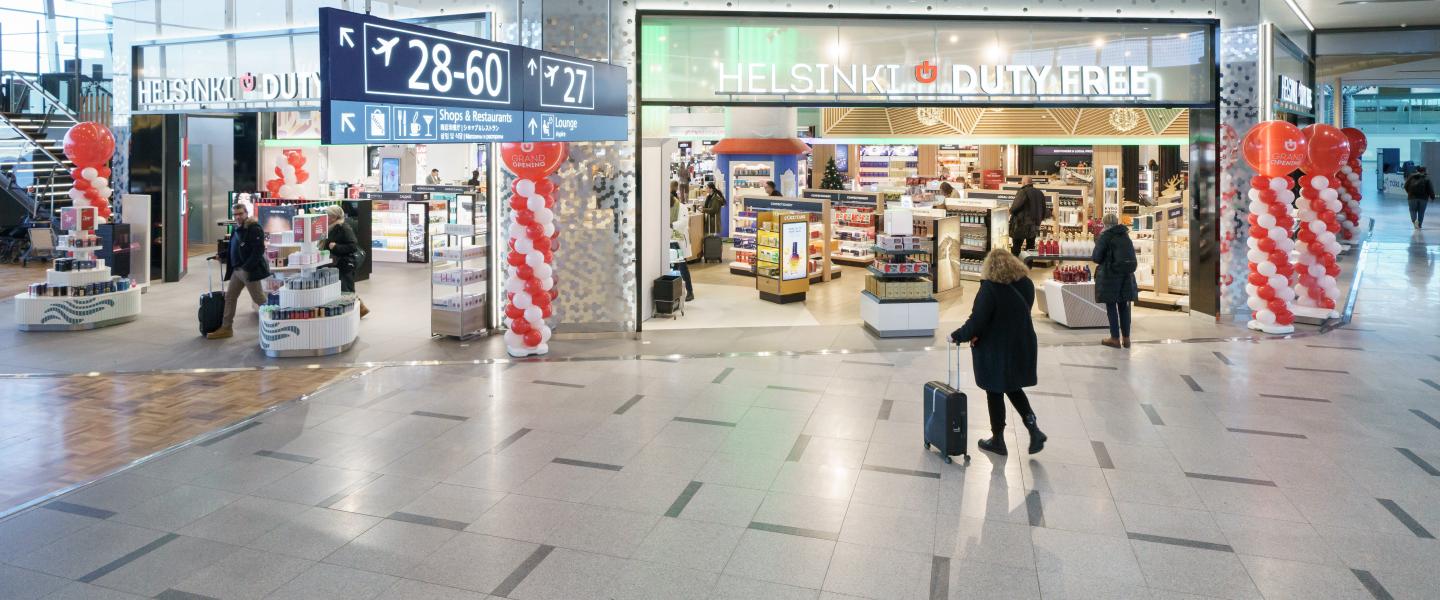 Brand-new Duty Free shop opened at Helsinki Airport | Finavia