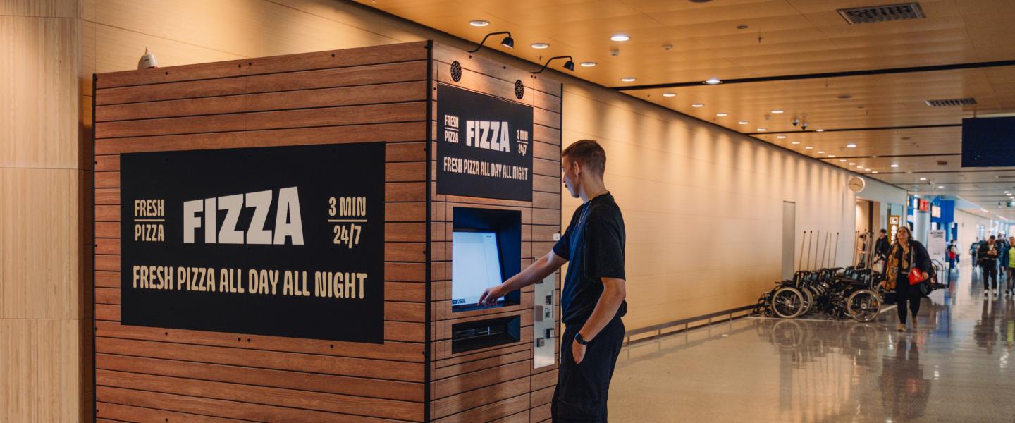 Fizza pizza-automaatti | Finavia