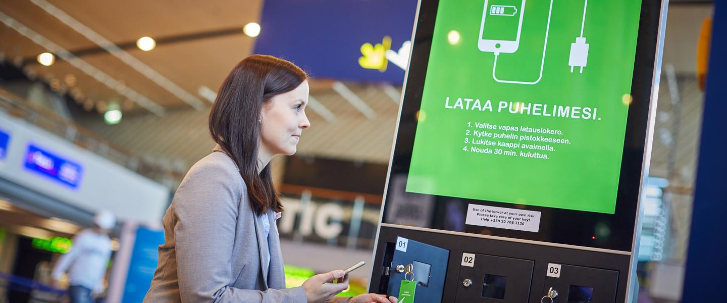 New mobile phone charging points free up time for passengers at