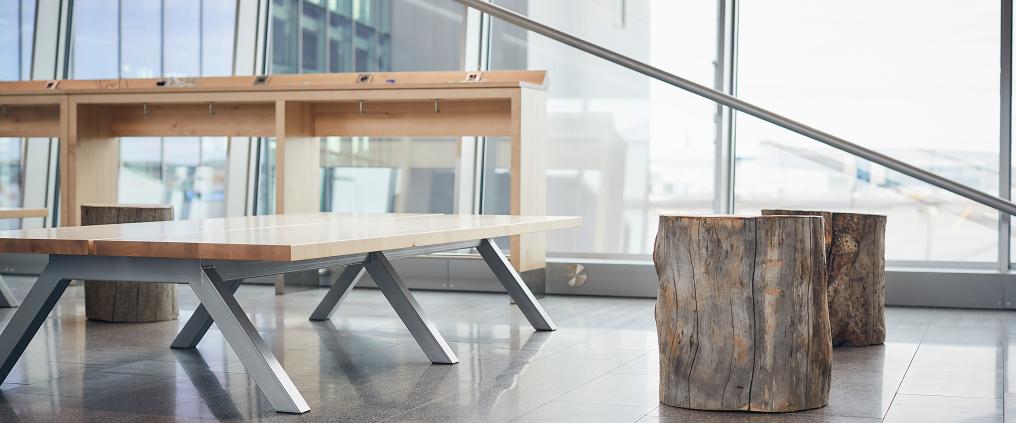 Furnishings have been designed in Finland