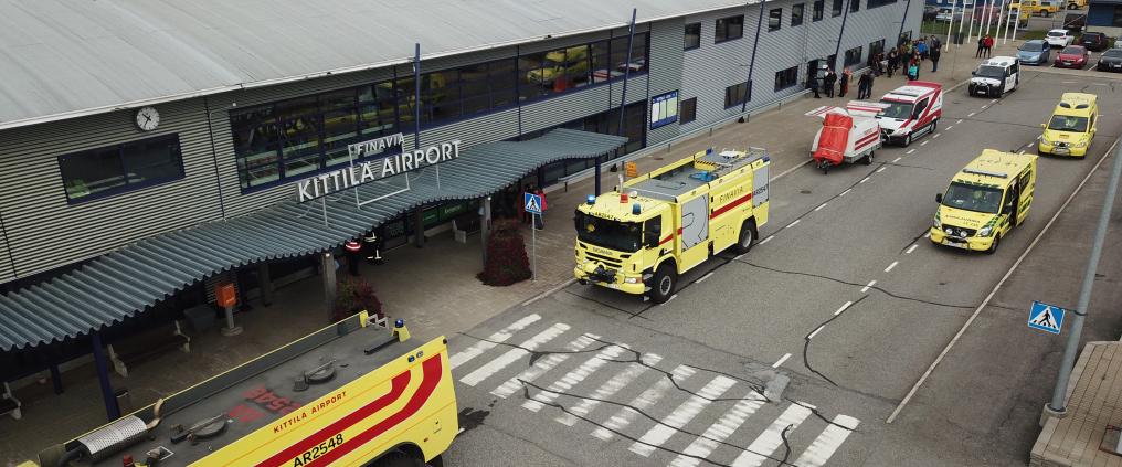 Kittilän suuronnettomuusharjoitus