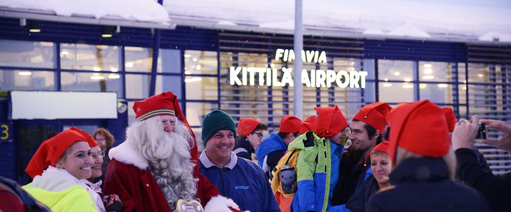 Lapin lentoasemille tulossa ennätysvilkas joulusesonki