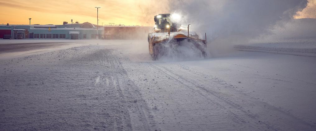 New snow removal equipment being tested at Ivalo Airport