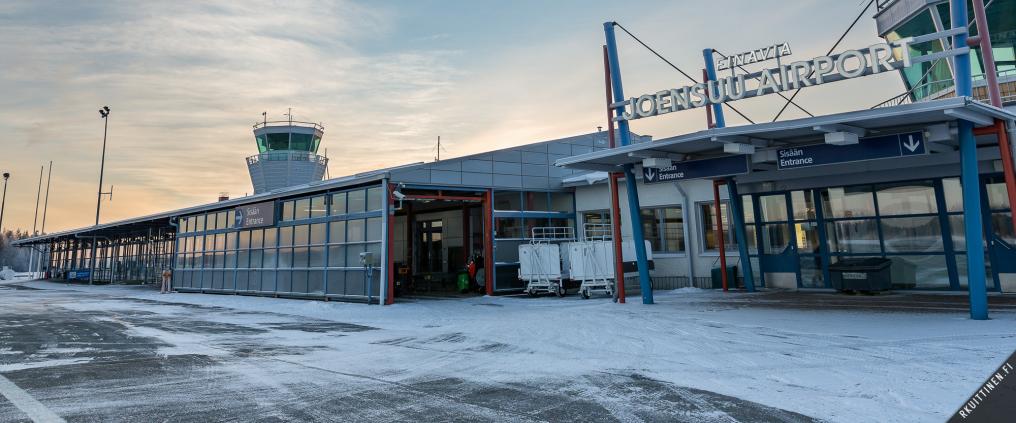 Joensuu Airport terminal main entrance