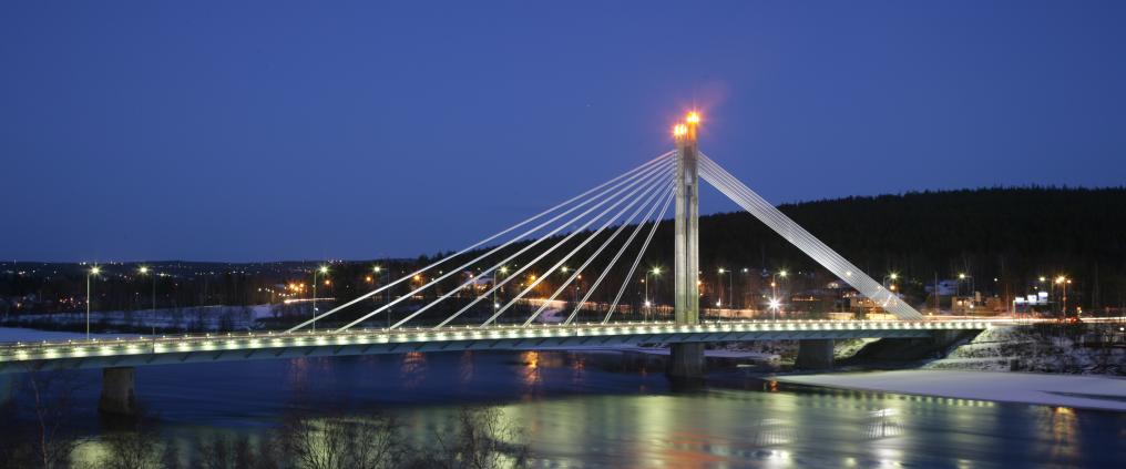 Jätkänkynttilä-silta Rovaniemellä. 