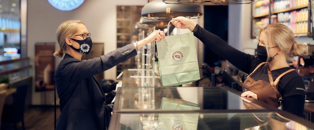 Espresso House myy ulos rajoituksen aikana.