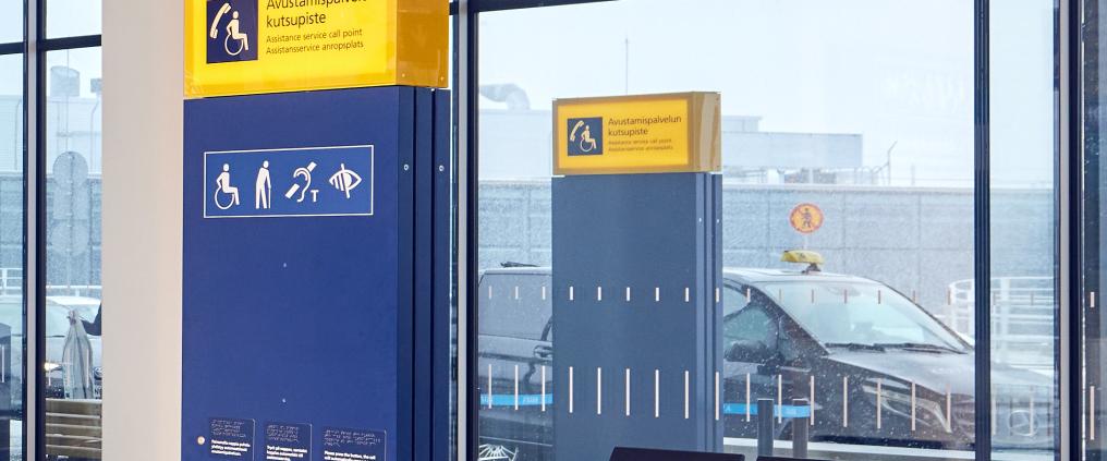 Kutsupiste Helsinki-Vantaalla