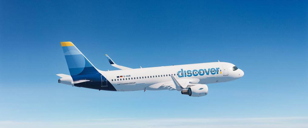 Discover Airlinesin lentokone taivaalla